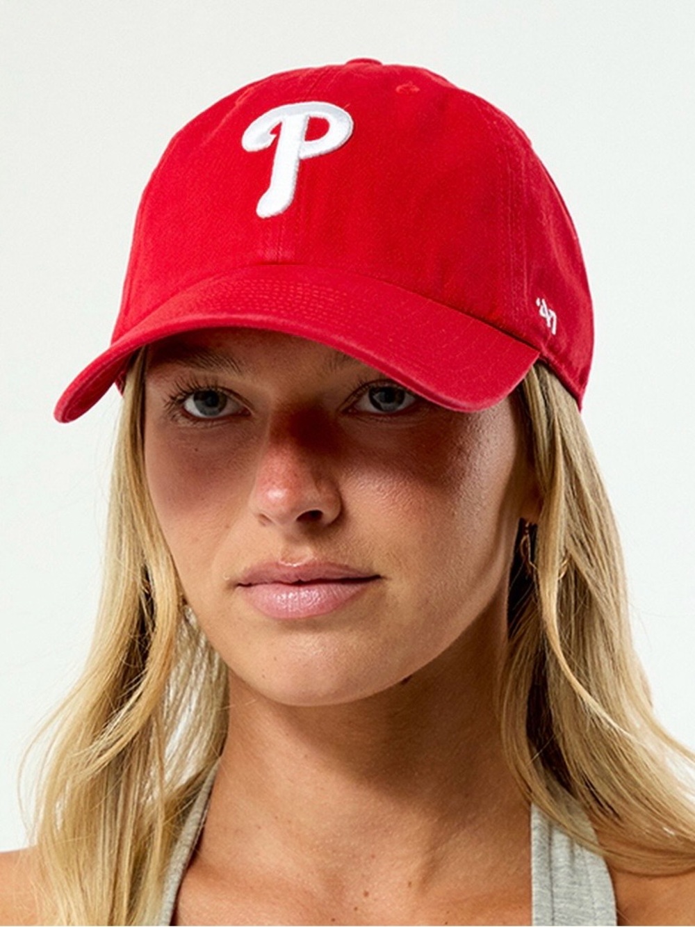 47 Brand Red Phillies Baseball Cap